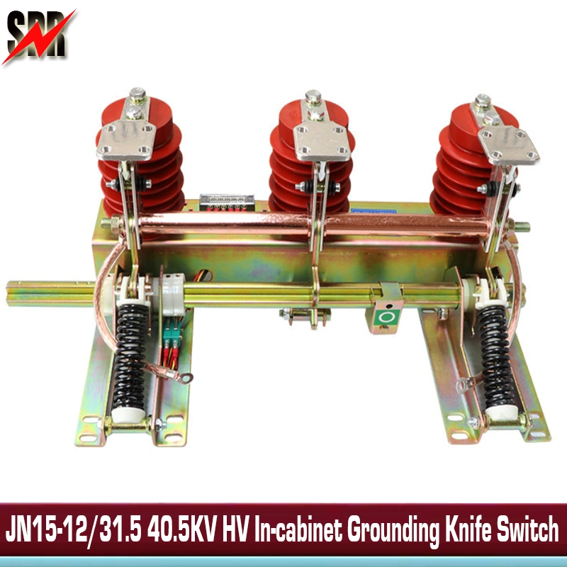 Jn15-12/31.5 40.5kv Hv in-Cabinet Grounding Knife Switch, 40.5kv High Voltage Switchgear Earthing Switch