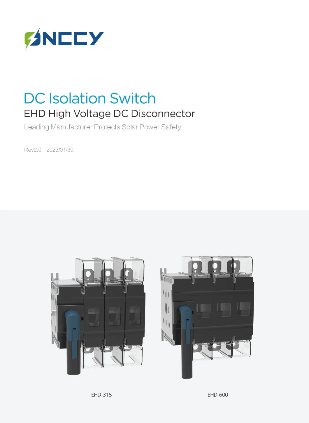 1500V 400A 630A 800A 4p Load Break IEC Standard Isolation Switch Disconnection