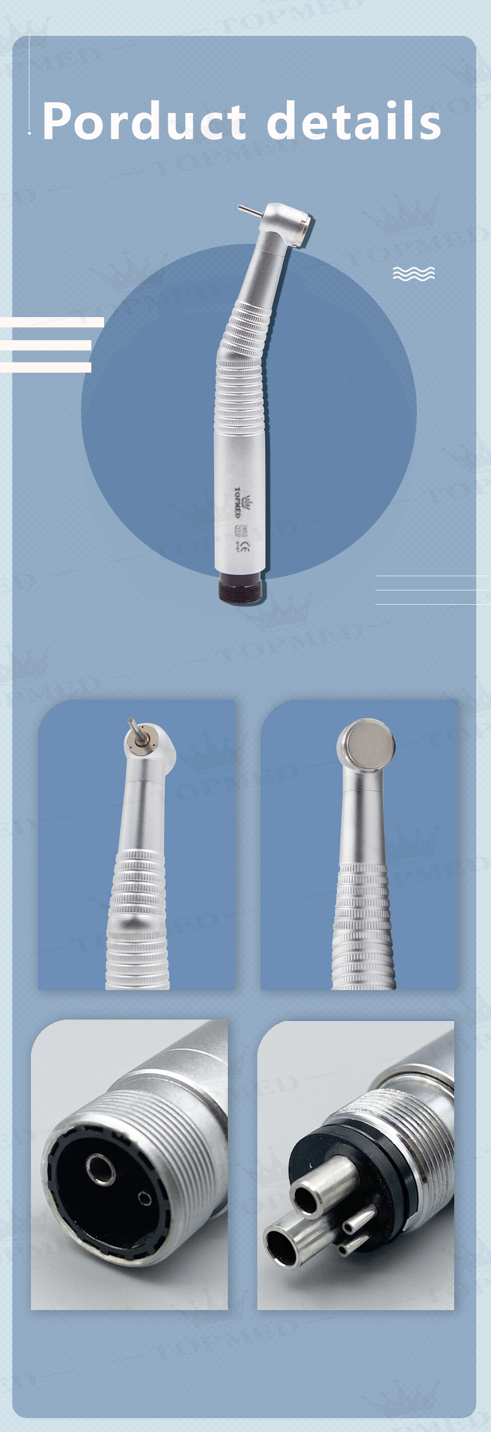 Dental Equipment Kavo High Speed Without E-Generator LED Handpiece