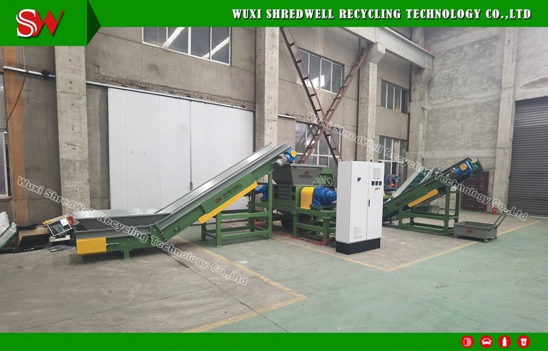 Automatic E-Waste/Metal/Plastic/Wood/Furniture Shredding Equipment for Recycle
