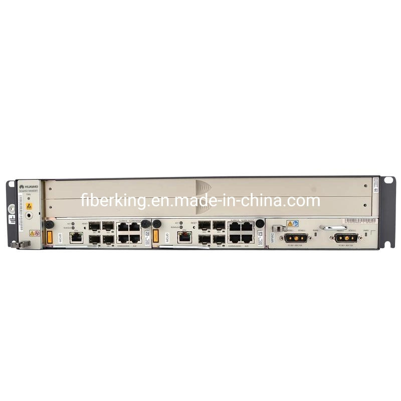 Ma5608t Dual Ge DC Huawei Olt Chassis with 2xmcud 1xmpwc